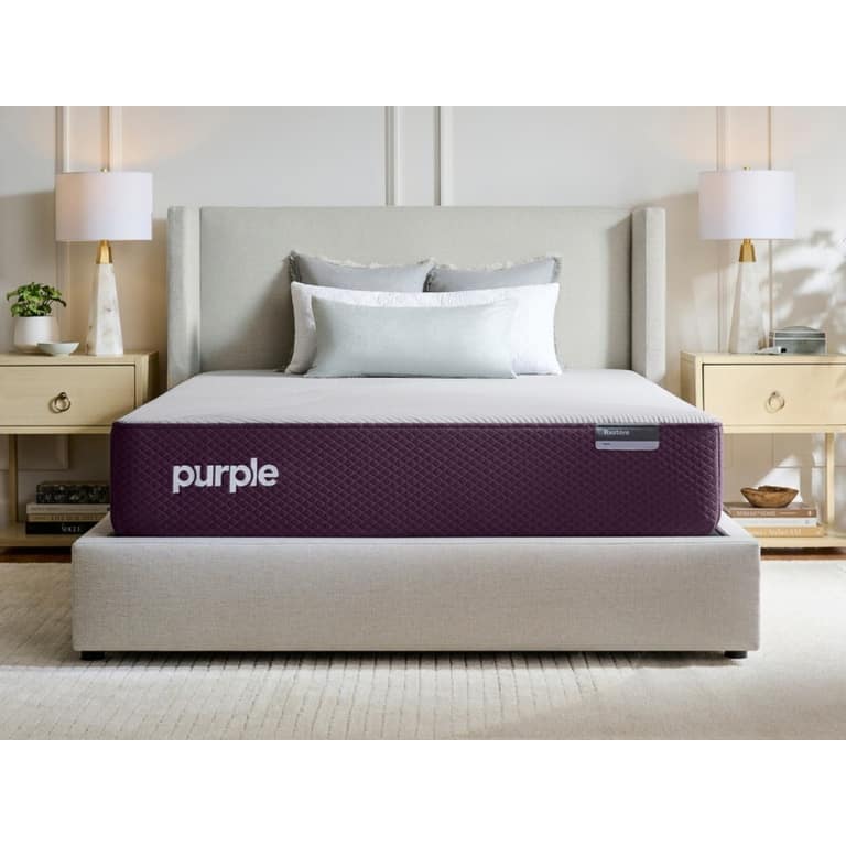 Purple - Unnie Restore Soft GelFlex® Comfort Mattress with SoftFlex Anti-Microbial Cover and Responsive Coil System