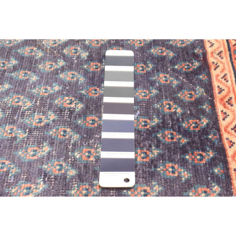 ECARPETGALLERY Hand-knotted Andelz Dark Navy Wool Rug - 4'2 x 6'10