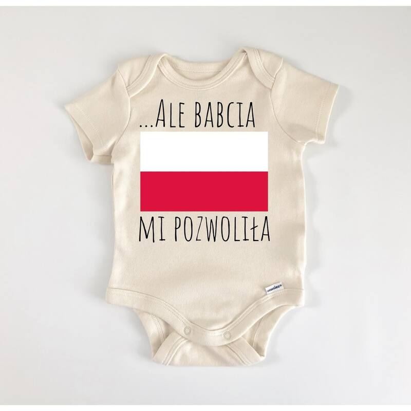 Poland Polish Pole - Baby Boy Girl Clothes Infant Bodysuit Funny Cute Newborn - Natural - 0-3M