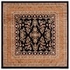 preview thumbnail 142 of 140, SAFAVIEH Lyndhurst Kuralay Traditional Oriental Rug 4' Square - Black/Tan - Square