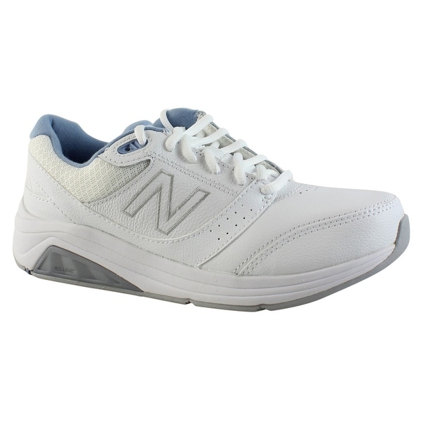 Shop New Balance Womens White/Blue Walking Shoes Size 6 - Free Shipping ...