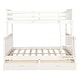 preview thumbnail 64 of 63, Twin over Twin House Bunk Bed With Shelves And Drawers