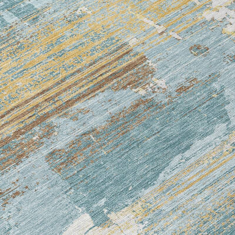 Machine Washable Indoor/ Outdoor Chic Veta Chantille Rug