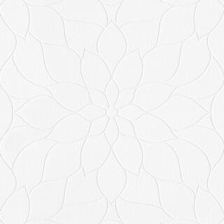 tulip embossed wallpaper