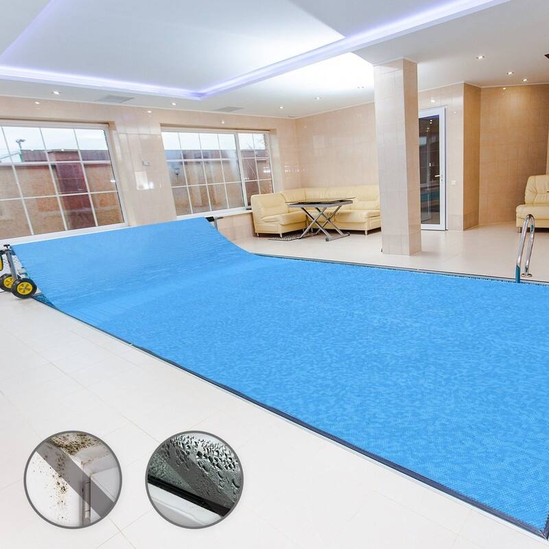 12Mil Solar Pool Cover Rectangle Solar Blanket for Inground Pool and Above-Ground Swimming Pool