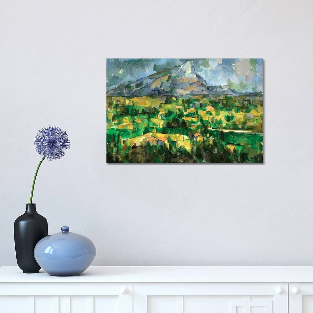 iCanvas "Mont Sainte-Victoire, c.1902 " by Paul Cezanne Canvas Print