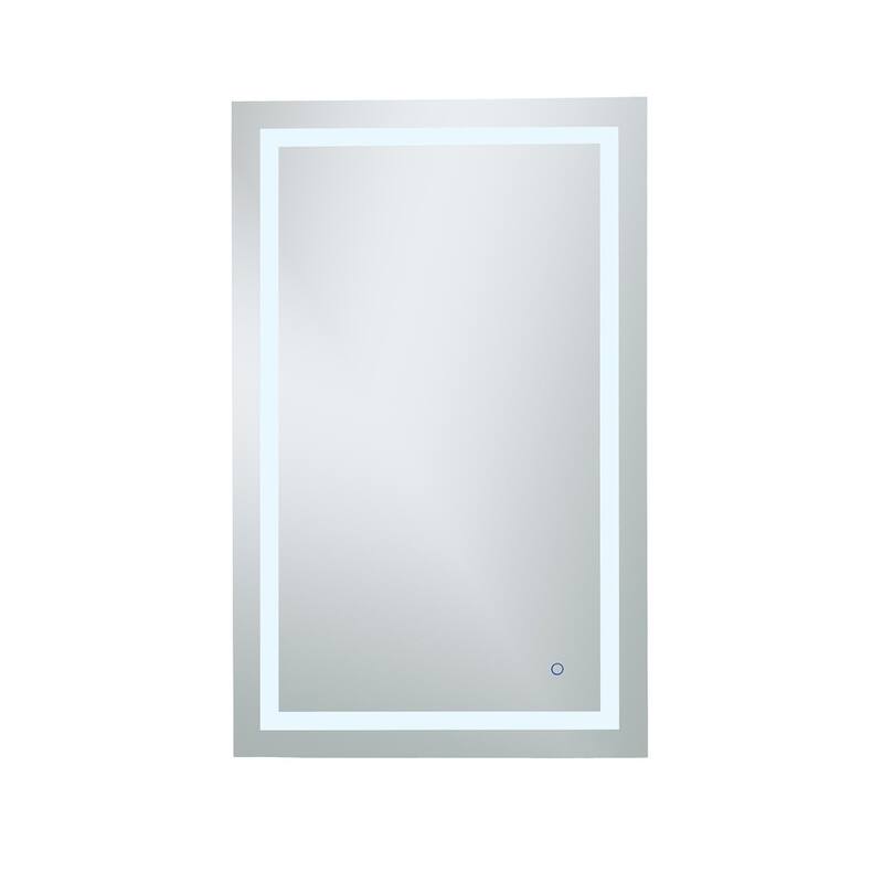 Avalon 30" x 48" Hardwired LED mirror - Silver - Silver