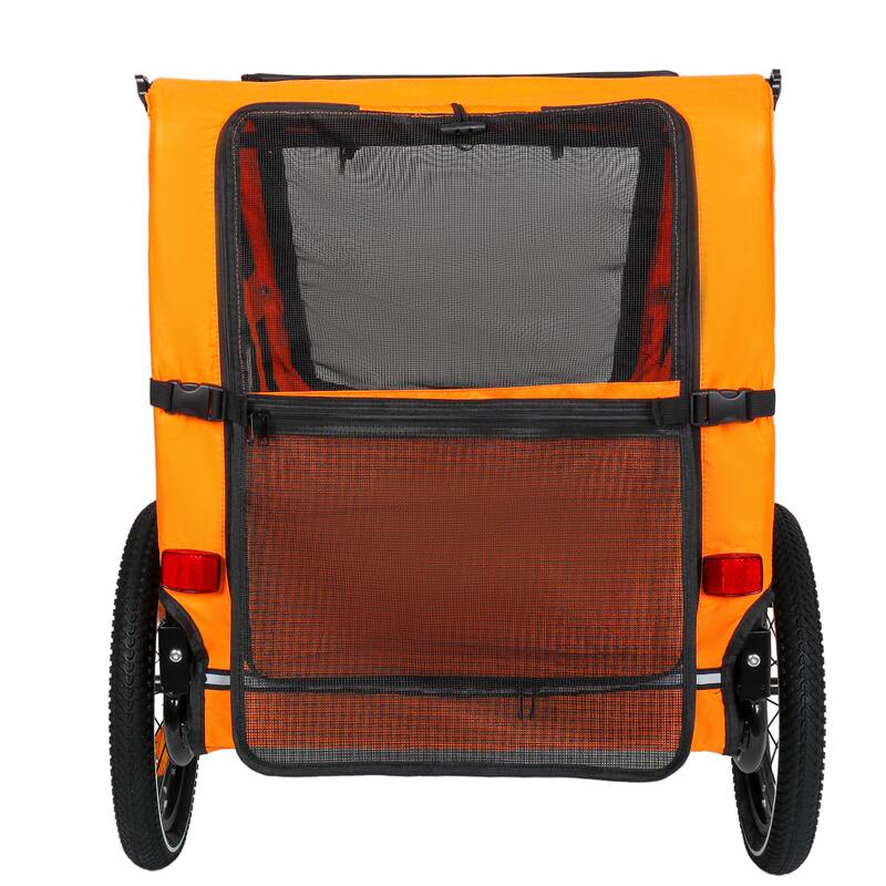 Pet Bike Trailer Dog Cart for Bicycle,Suitable for Small and Medium Pets, Easy Folding Cart Frame, Non-Slip Floor