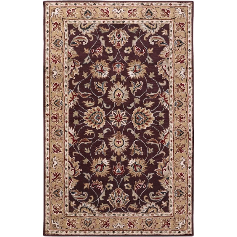 Livabliss Caesar Updated Traditional Border Area Rug.