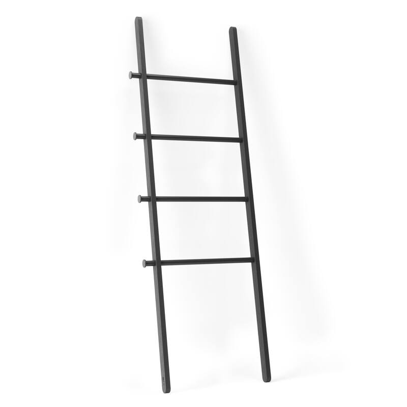 Umbra 1017445 Leana 1-9/16" Wide Poplar and Steel Towel Rack