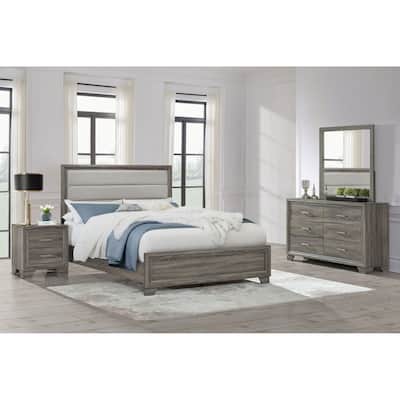 Wright Bedroom Set Brown Oak