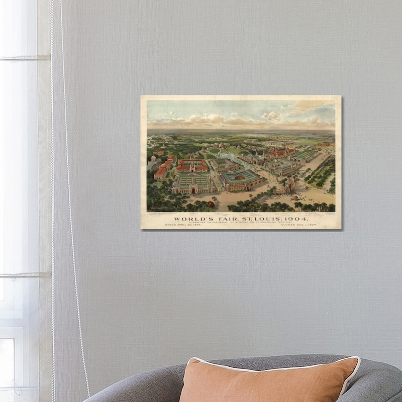 iCanvas "St. Louis World's Fair, 1904" by Vintage Apple Collection Canvas Print - 18x26x1.5