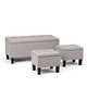 preview thumbnail 53 of 66, WYNDENHALL Lancaster 44 inch Wide Contemporary Rectangle Storage Ottoman