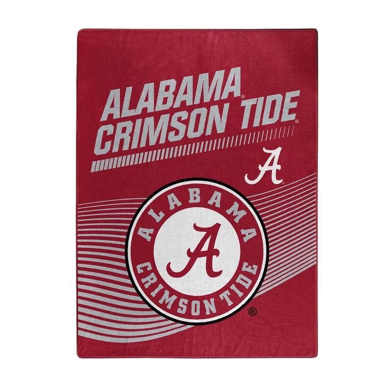 NCAA Alabama Crimson Tide 60" x 80" Raschel Throw Blanket