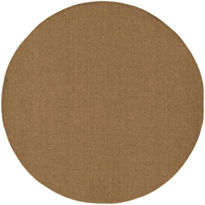 Vane Classic Tone Uv-Resistant Versatile Elegance Round Outdoor Rug - 8' X 8'
