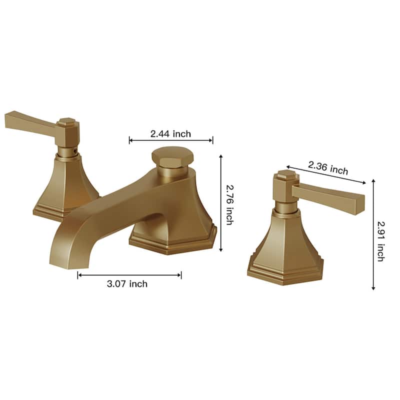 Bathroom Faucet with Pop-Up Drain Lever