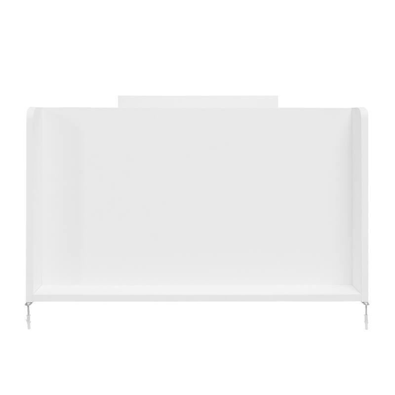 GDFStudio - NordRattan Modern White High Wardrobe Armoire with Rattan Drawers and Hanging Rod