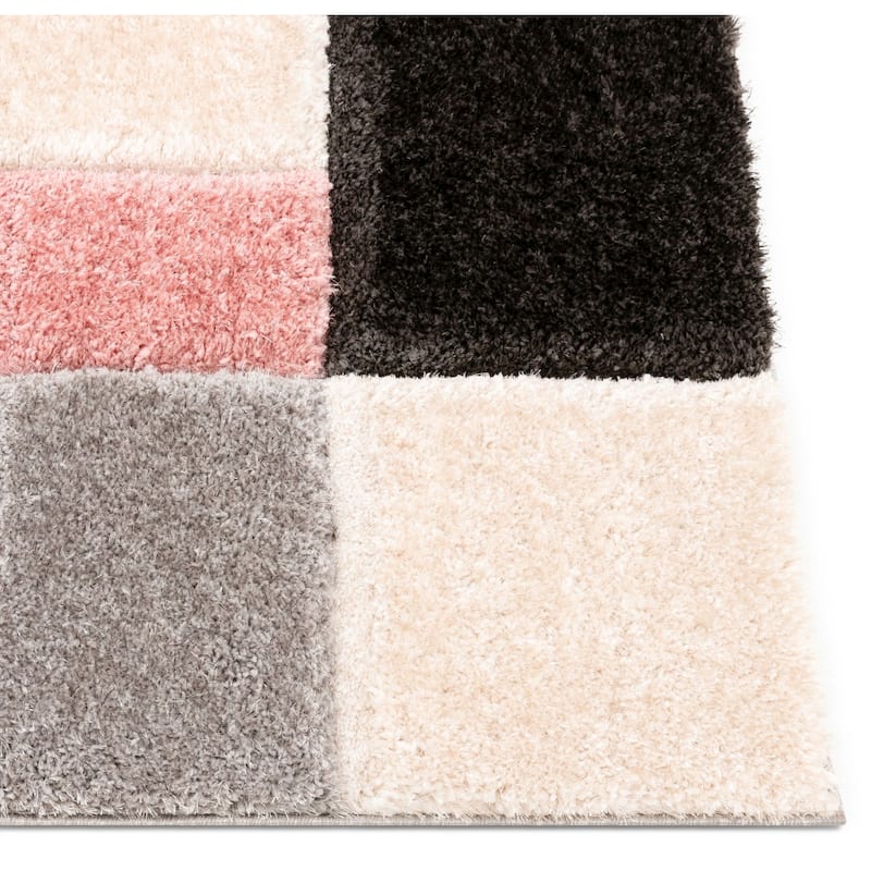 Well Woven San Francisco Escondido Geometric Shag Area Rug