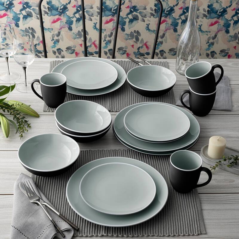 Noritake ColorTrio 4-Piece Coupe Place Setting, Service for 1