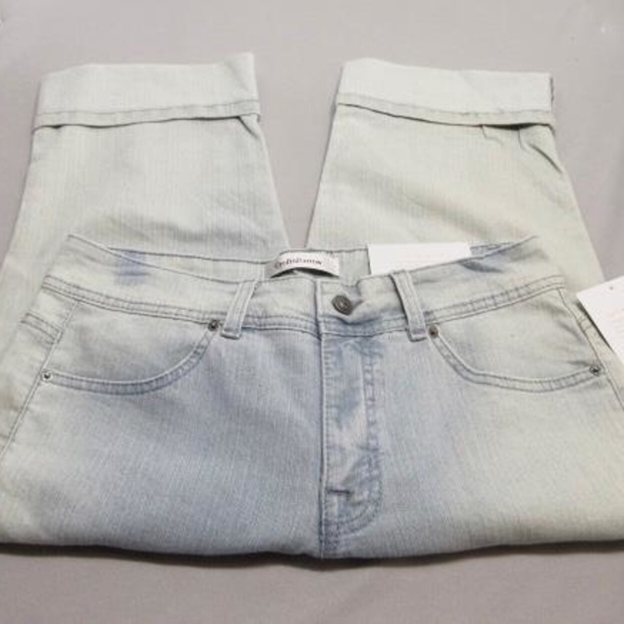 croft and barrow denim capris