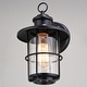 preview thumbnail 4 of 9, Vaxcel Lighting T0741 Lake Shore 10" Tall Outdoor Wall Sconce with
