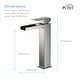 preview thumbnail 12 of 16, Waterfall Lead-free Solid Brass Single Handle Bathroom Sink Faucet