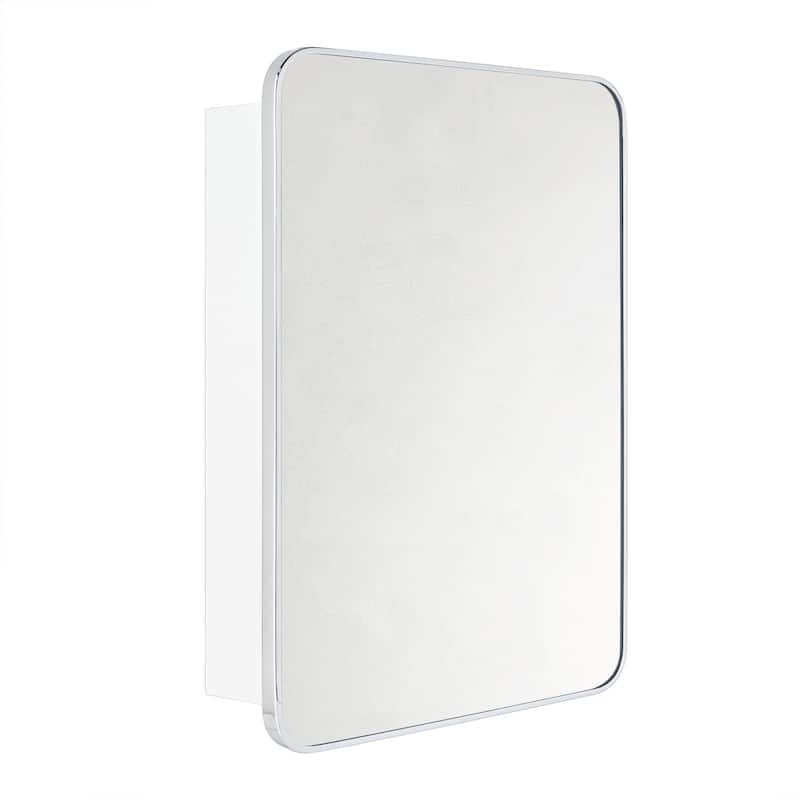 TEHOME Garnes Recessed or Surface Mount Framed Medicine Cabinet with Adjustable Shelves