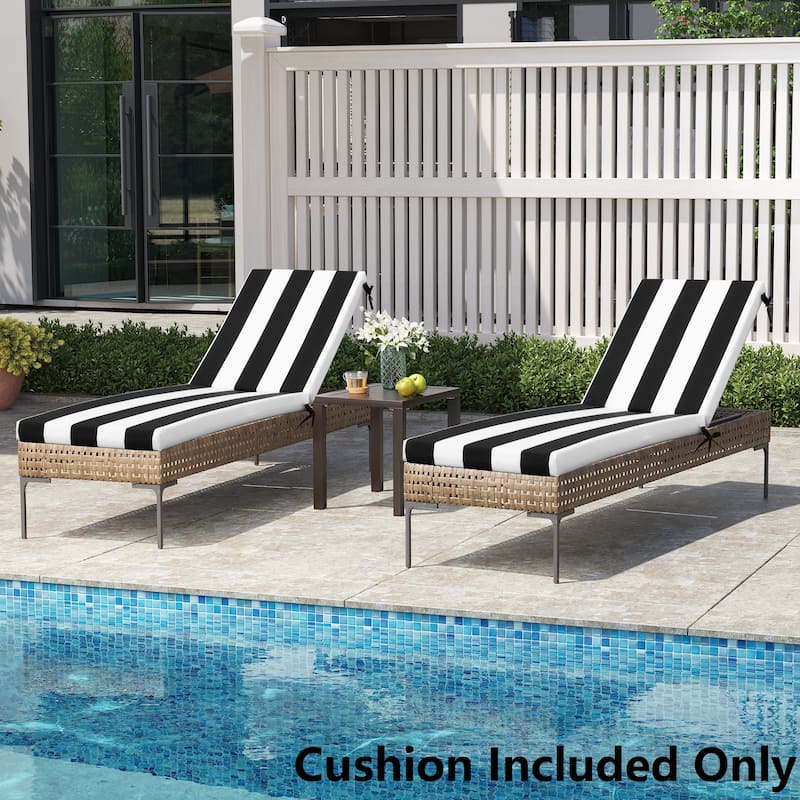 Outdoor Patio Chaise Lounge Chair Cushion