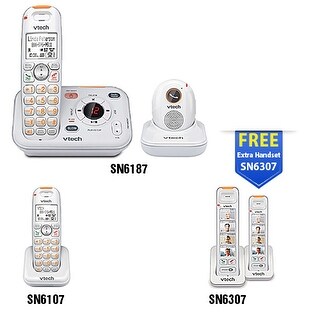 Vtech Sn6187 1 Sn6107 1 Sn6307 1 Sn6167 Free Telephone System New Overstock 15386076