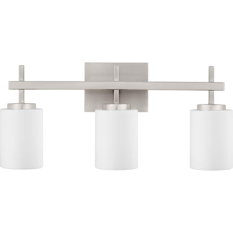 Wilburn 3-Light Bathroom Vanity Light - Brushed Nickel