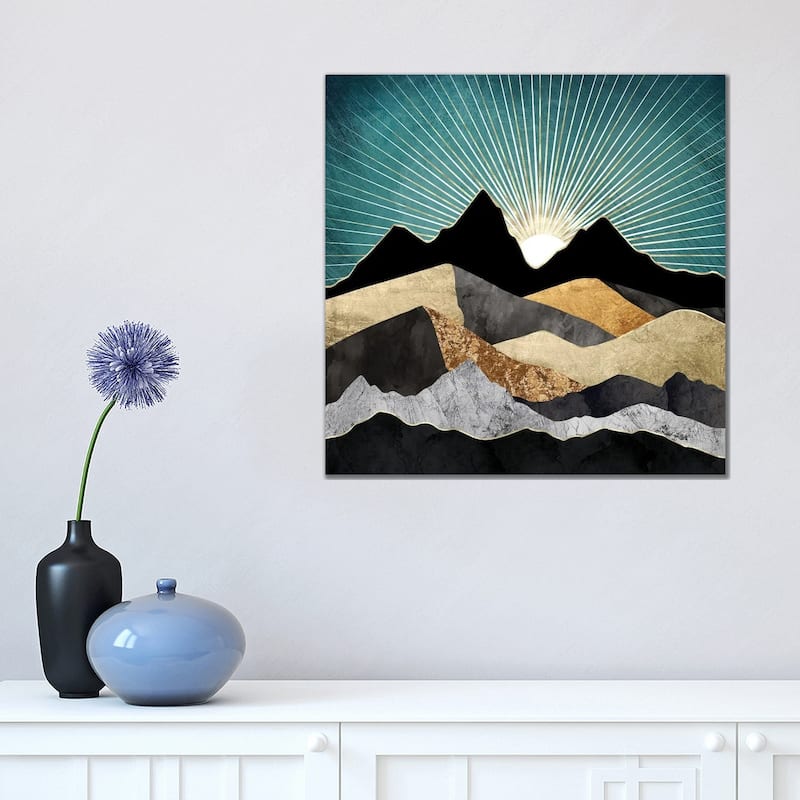 iCanvas "Metallic Daybreak" by SpaceFrog Designs Canvas Print - 18x18x1.5