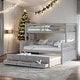 preview thumbnail 22 of 58, Twin-Over-Full Bunk Bed with Twin size Trundle and Drawers