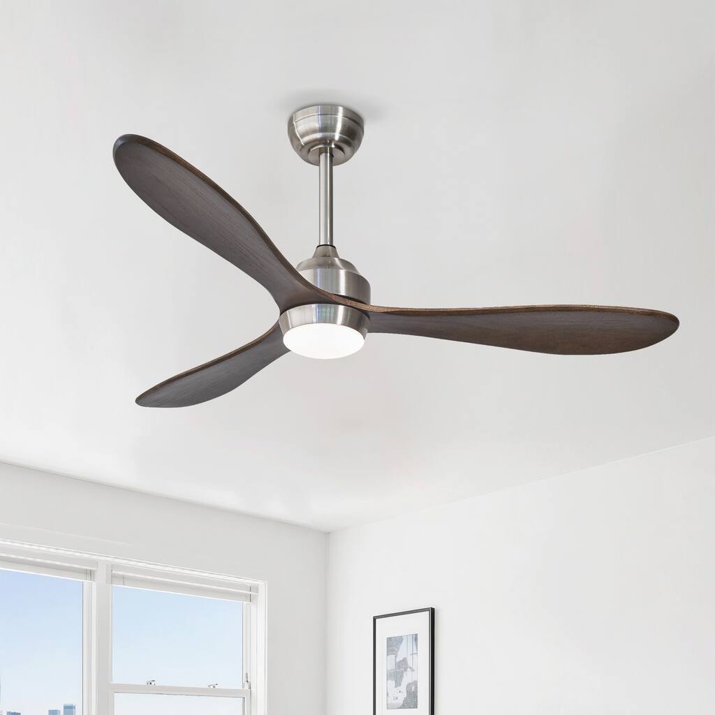 52" Ceiling Fan with Lights Quiet DC Motor Ceiling Fans 6 Speed Levels,Reversible Ceiling Fan, for Patio Living Room, Bedroom