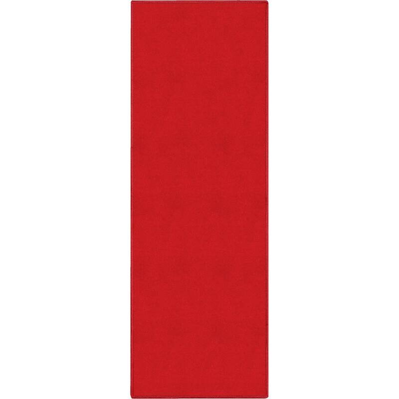 Well Woven Plain Solid Modern Flat-Weave Area Rug