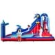 preview thumbnail 14 of 13, 6-In-1 Inflatable Water Park with Climbing Wall Splash Pool
