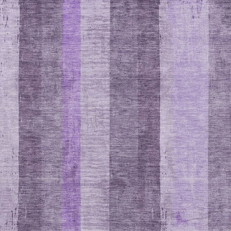 HomeRoots Striped Transitional Rectangle Outdoor Rug