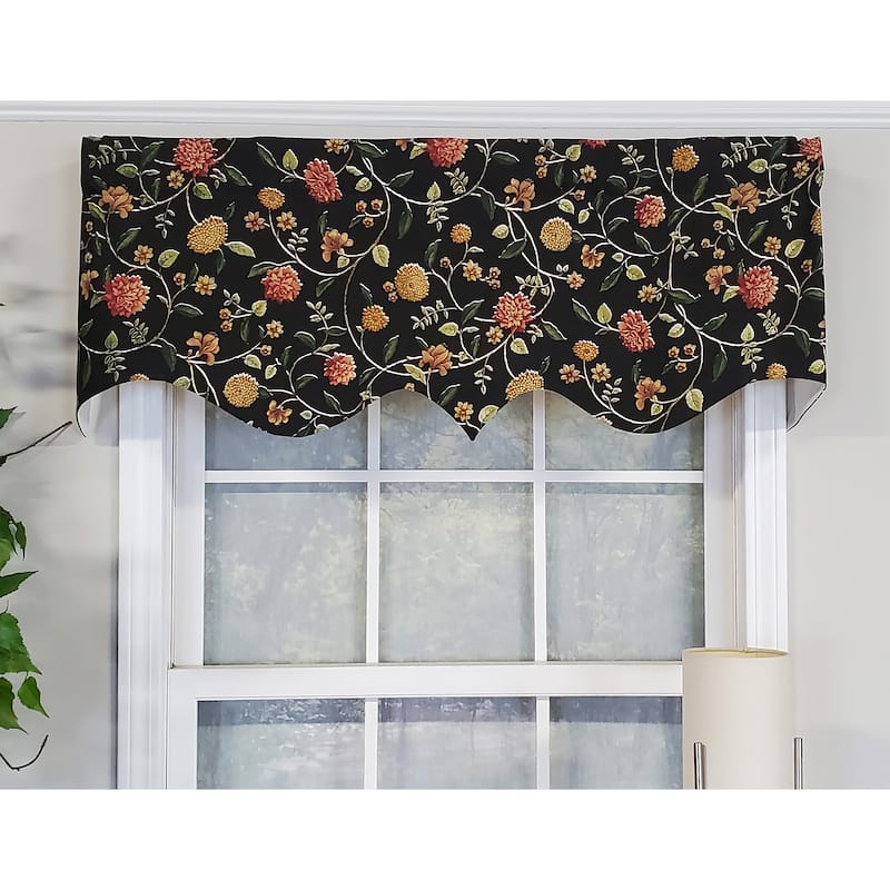 RLF Home Design Nightfall Regal Window Valance