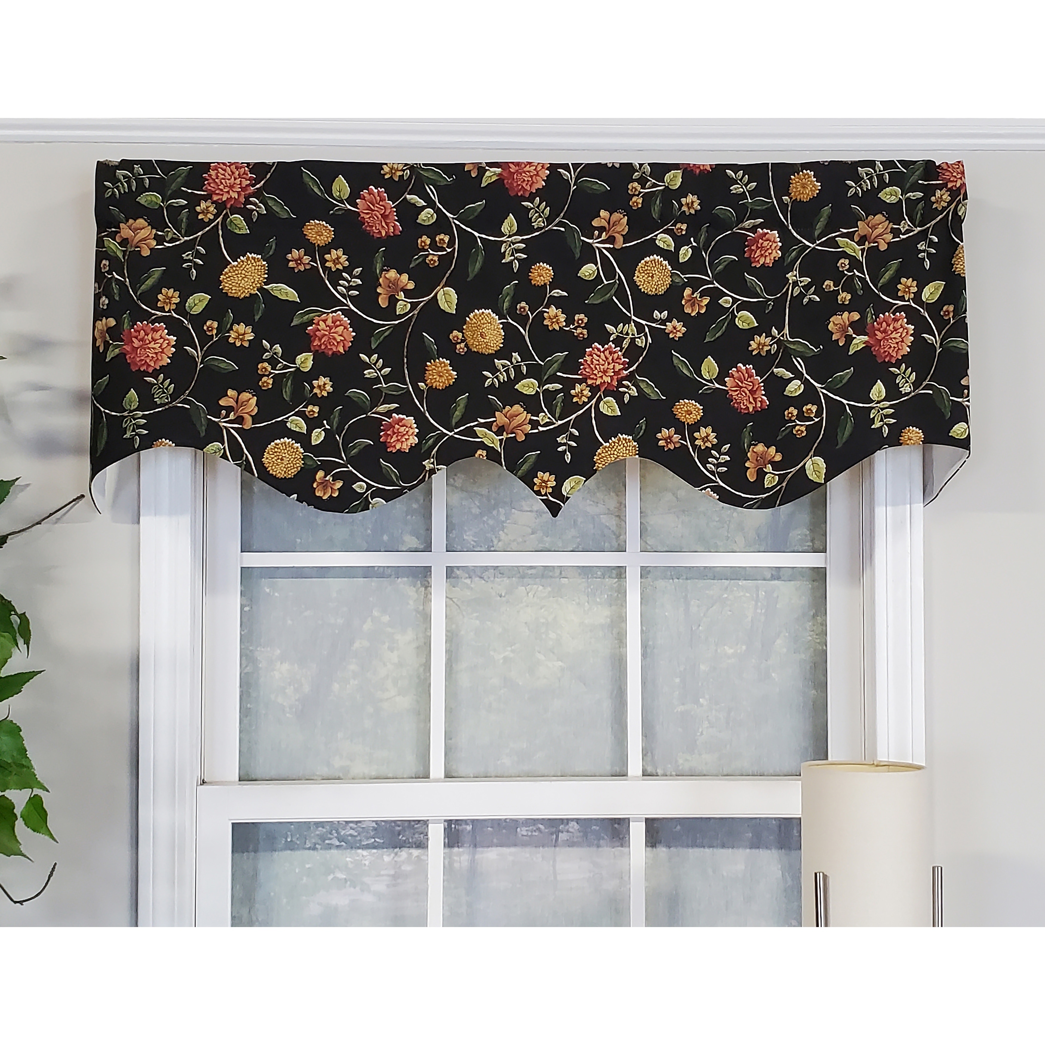RLF Home Design Nightfall Regal Window Valance