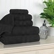 preview thumbnail 30 of 55, Superior Cotton Quick-Drying 6 Piece Highly Absorbent Towel Set Black