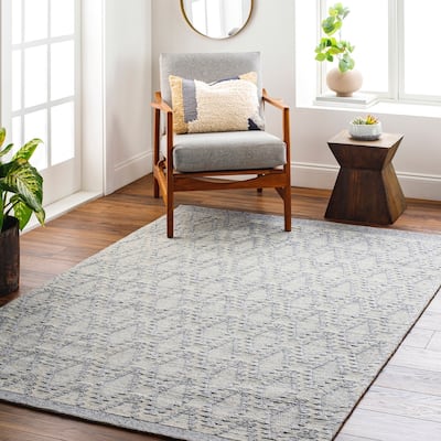 Nattie Handmade Trellis Wool & Recycled PET Area Rug