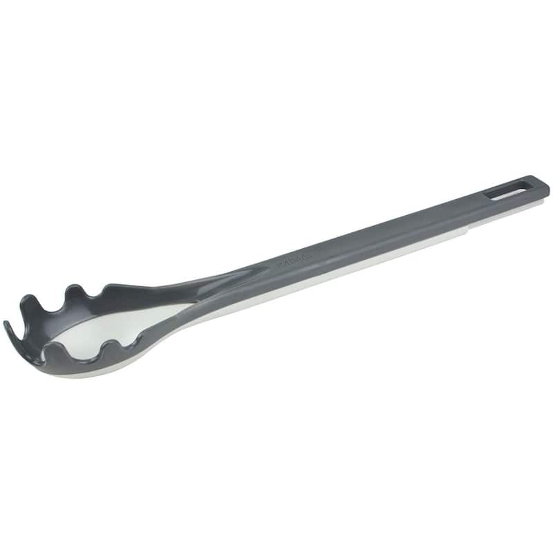 Hutzler 2-in-1 Convertible Spoon & Tongs - Cook, Scoop, and Serve with Ease - Gray