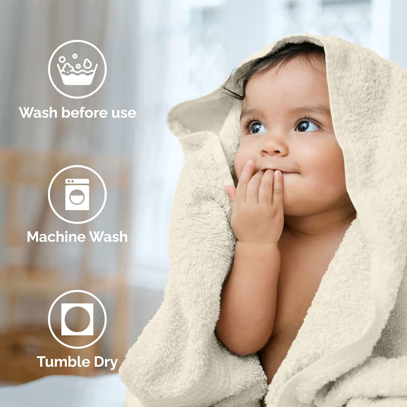 Superior Miami 100% Cotton 6-Piece Towel Set - Lightweight & Quick Drying