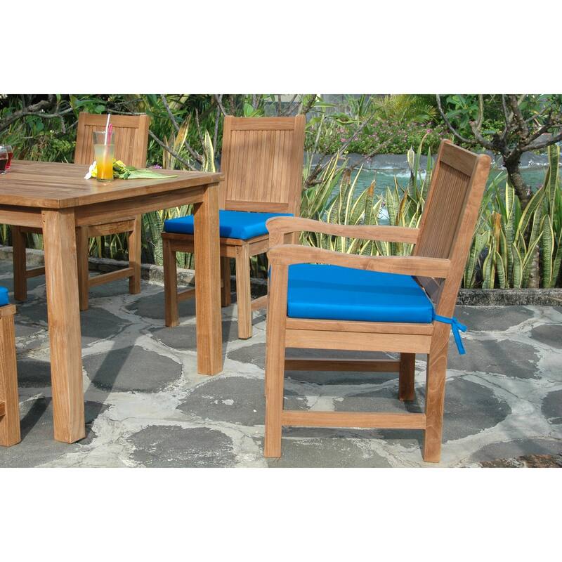 Rectangular Dining Set - 7 Piece Table & Chair Set - Mediterranean Style - Modern Kitchen Furniture
