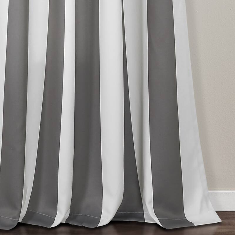 Lush Decor Wilbur Blackout Window Curtain Panel Pair