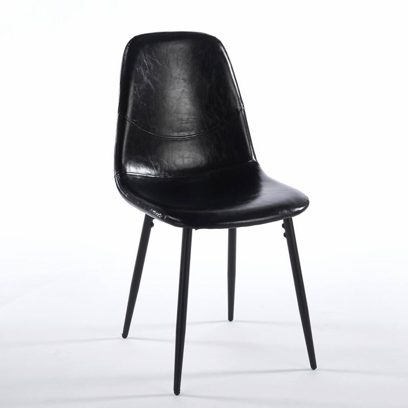 Modern Dining Chair with Durable Design, Easy-Clean Surface and Simple Assembly for Kitchen or Office