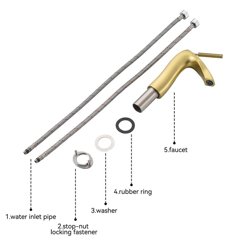 Topcraft Single Handle Bathroom Sink Faucet