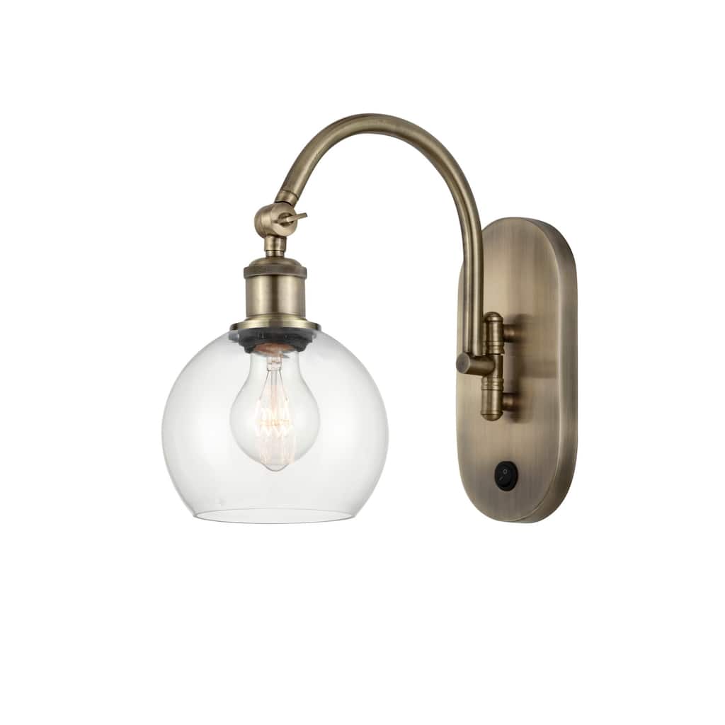 Innovations Lighting 518-1W-12-6 Athens Sconce Athens 12" Tall Wall