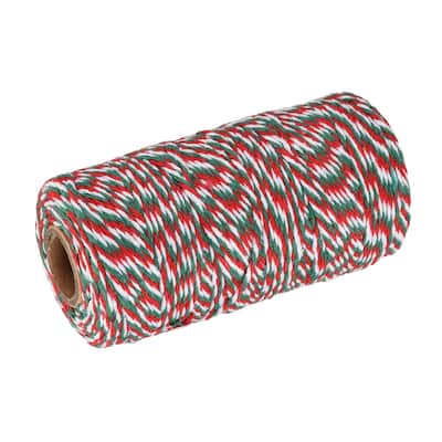 Twine Packing String Wrapping Cotton Twine Ropes for Gift, Christmas