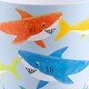 preview thumbnail 3 of 3, Colorful Animated Sharks Wastebasket - Multi
