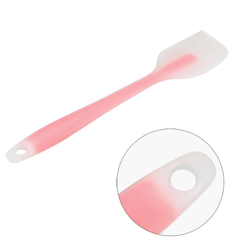 Silicone Spatula Heat Resistant Non Stick Kitchen Spatulas 212mm Length Pink